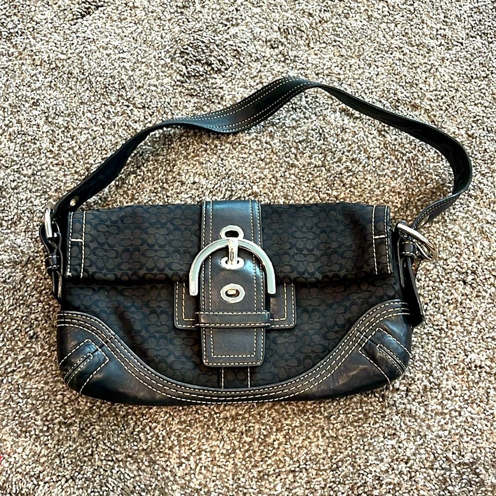 COPY - Big buckle coach shoulder bag